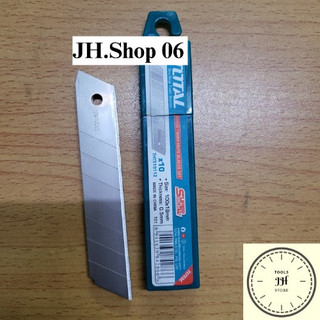 18x100mm bộ 10 lưỡi dao rọc giấy total tht519112
