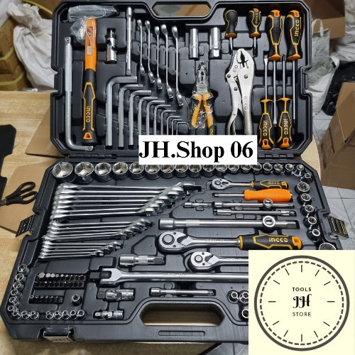 Bộ dụng cụ đồ nghề full 142 chi tiết INGCO HKTHP21421 chính hãng