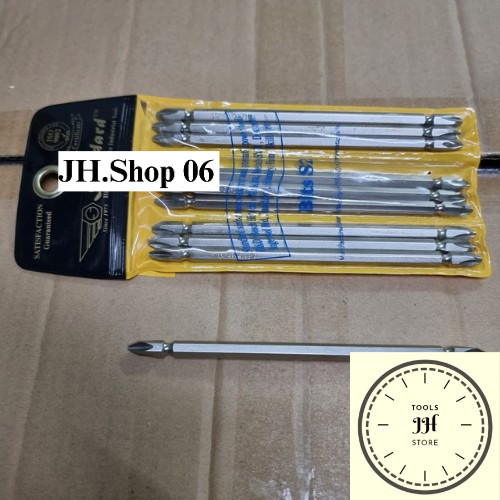 mũi bắt vít máy PH2 x 200mm standard chính hãng (2 đầu bake)