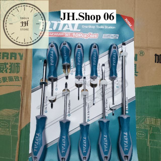 Bộ tua vít bake và dẹp TOTAL 10 chi tiết