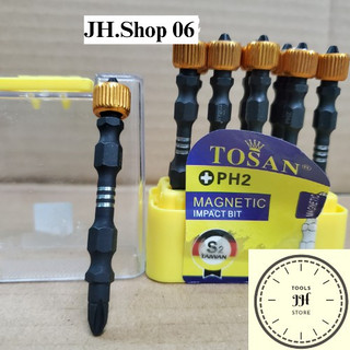 mũi bắt vít 6mm thép đen có nam châm hỗ trợ lực hút hàng cao cấp