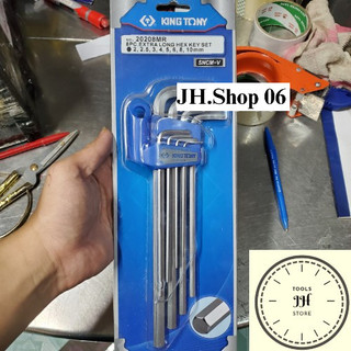 bộ lục giác đầu bằng kingtony 9 cây hàng chính hãng taiwan (1.5mm - 10mm)