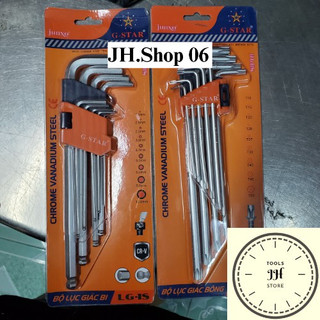 bộ lục giác 9 cây gstar hàng công ty (đầu bi, đầu bông mai)