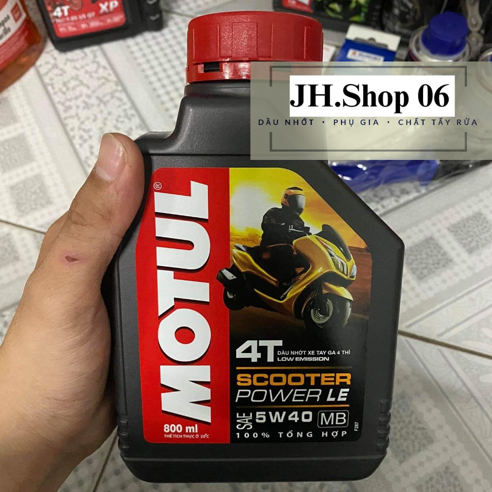 nhớt Motul Scooter Power LE 5W40 0.8L
