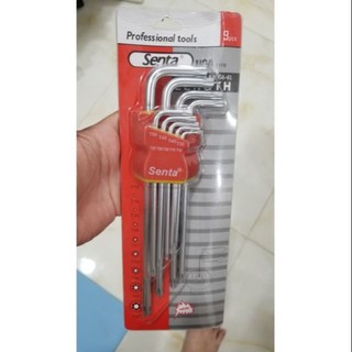 Bộ lục giác bông 9 cây senta loại dài hàng chất lượng