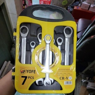 Bộ cờ lê tự động 7 chi tiết hàng thép chất lượng