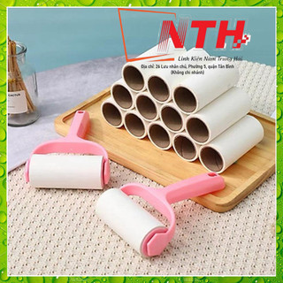 Lăn bụi quần áo/ sofa, ga giường siêu tiếp kiệm tặng 1 cây lăn bụi