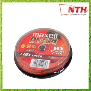 Đĩa trắng DVD Maxcell 1 hộp 10 cái dung lượng 4.7G.