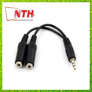 Jack 2 cáp chia audio 2 cổng 3.5mm
