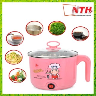 Ca điện nấu mì kiêm nồi lẩu mini siêu tiện lợi 18cm