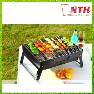 Bếp nướng than vuông xếp gọn tiện lợi