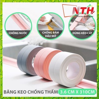 Băng keo dán chống thấm bồn rửa chén, nhà bếp, nhà vệ sinh (3 mét 1)