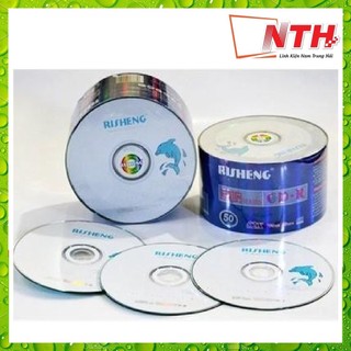 Đĩa CD Trắng Risheng Hộp 50 cái - Dung lượng 700mb - NTH