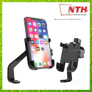 Kẹp điện thoại c2 hợp kim gắn xe máy