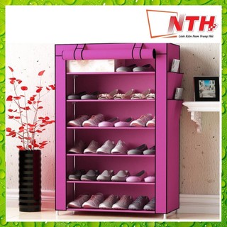 Tủ đựng giầy 6 ngăn bằng vải