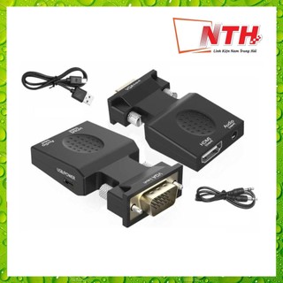 Đầu Chuyển VGA ra HDMI có audio