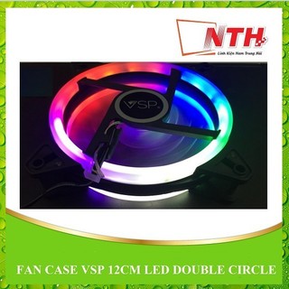 FAN CASE VSP 12CM LED DOUBLE CIRCLE