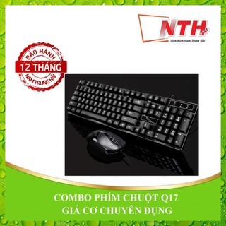 Combo phím chuột q17 giả cơ chuyên dụng