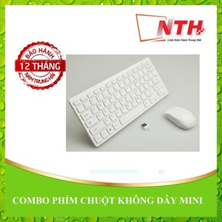 Combo Phím + chuột thời trang không dây mini