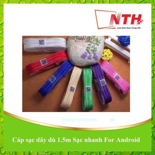 Cáp sạc dây dù 1m Sạc nhanh