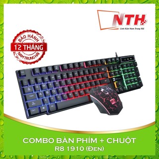 Combo Bàn Phím + chuột R8 1910 (Đen)