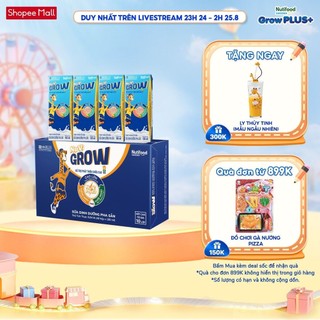 Sữa bột pha sẵn nuvi grow phát triển chiều cao hộp 180ml