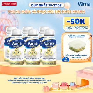 Lốc 6 chai sữa bột pha sẵn Värna Complete/ Diabetes chai 237ml - Phòng ngừa & Phục hồi nhanh - Varna