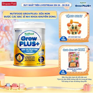 Sữa bột nutifood growplus+ sữa non 1+ 24h hỗ trợ tăng đề kháng