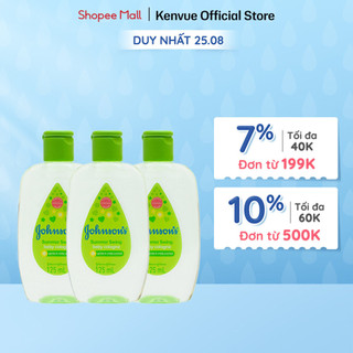 Combo 3 Chai Nước Hoa Cho Bé Johnson's Baby Cologne Hương Ngày Hè Summer Swing Baby Cologne 125ml