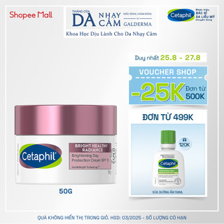 Kem dưỡng ẩm sáng da ban ngày dịu lành cho da nhạy cảm CETAPHIL BRIGHT HEALTHY RADIANCE DAY CREAM