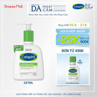 Sữa dưỡng ẩm dịu lành cho da nhạy cảm CETAPHIL MOISTURIZING LOTION 237ML