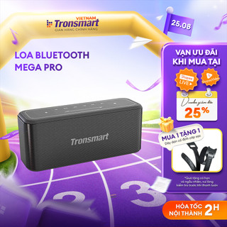 Loa Bluetooth 5.0 Tronsmart Element Mega Pro - 60W - Hỗ trợ TWS và NFC ghép đôi 2 loa - Hàng chính hãng - BH 12T