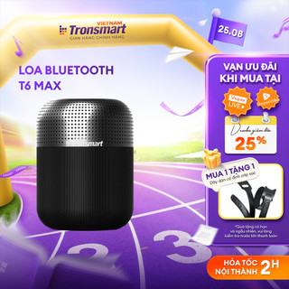 Loa Bluetooth 5.0 Tronsmart Element T6 Max | Công suất 60W | Ghép đôi 2 loa | Bảo hành 12 tháng.