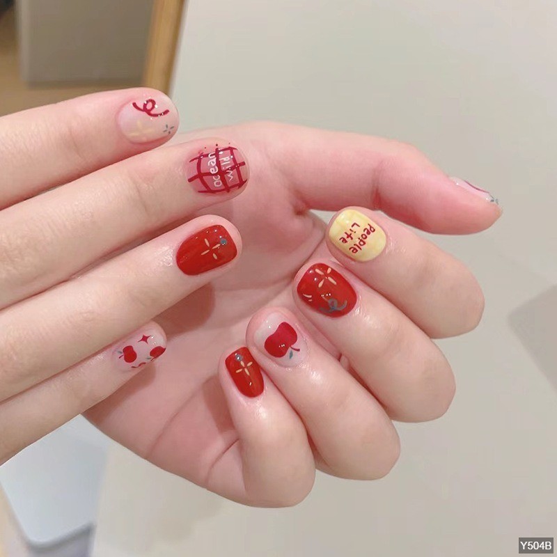 Móng Tay Giả Nail Box Họa Tiết 3D Cá Tính Thời Trang ORI ACCESSORIES Y918 | BigBuy360 - bigbuy360.vn