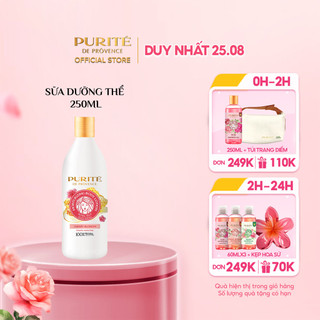Sữa dưỡng thể purité dưỡng ẩm sữa ong chúa & hoa anh đào 250ml