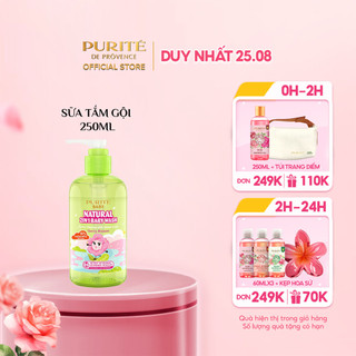 Sữa tắm gội purité baby hoa anh đào 250ml
