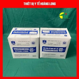 [Bán lẻ 10 chiếc] Bơm tiêm 1 lần Vinahankook 50ml