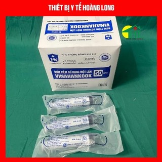 [Bán lẻ 10 chiếc] Bơm tiêm 1 lần Vinahankook 50ml