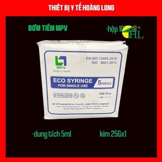 Bơm tiêm mpv 5ml hộp100 chiếc