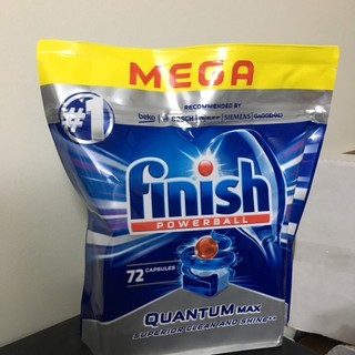 Viên rửa bát Finish Quantum Max