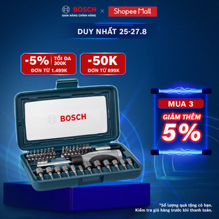 Bộ tua vít đa năng Bosch 46 món
