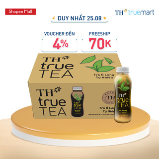 Thùng 24 chai trà ô long tự nhiên TH true TEA 350 ml (350 ml x 24)