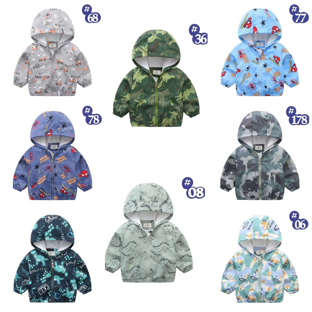 Áo khoác gió Karlomico hàng loại 1 cho bé trai size 6-36 tháng BM1