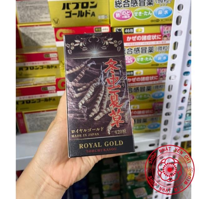 Viên uống Đông trùng hạ thảo Royal Gold Nhật Bản 420 viên