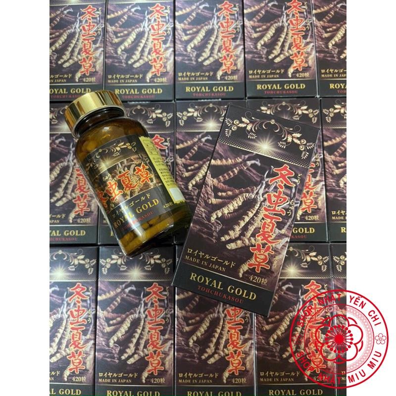 Viên uống Đông trùng hạ thảo Royal Gold Nhật Bản 420 viên