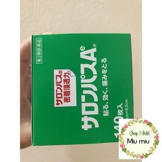 HỘP 140 MIẾNG DÁN SALONPAS CỦA NHẬT