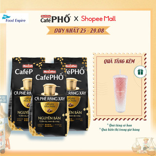 Combo 3 túi cà phê phố rang xay - maccoffee 450gr