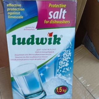 Muối rửa bát Ludwik 1.5kg, muối làm mềm nước chính hãng