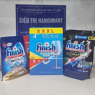 Viên rửa bát FINISH All In One Max 112 viên, 100 viên, 80 viên, 60 viên Hương Chanh nhập khẩu đức
