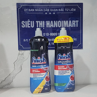 Nước làm bóng finish 750ml, Dầu bóng Finish 800ml, chất trợ xả finish 500ml, Nước bóng finish 400ml Máy rửa bát đĩa chén